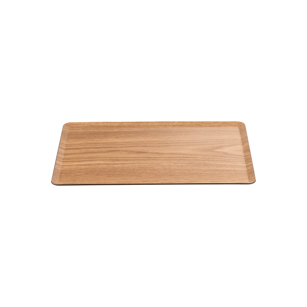 Plateau antidérapant en papier renforcé de mélamine - 40 x 28 x 1,5 cm