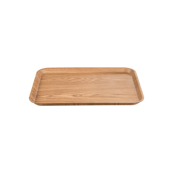 Plateau antidérapant en papier renforcé de mélamine - 59 x 45 x 2,5 cm