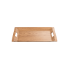 Plateau antidérapant en papier renforcé de mélamine - Avec anses - 45,5 x 34,5 x 2,5 cm