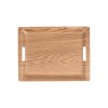 Plateau antidérapant en papier renforcé de mélamine - Avec anses - 45,5 x 34,5 x 2,5 cm