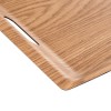 Plateau antidérapant en papier renforcé de mélamine - Avec anses - 45,5 x 34,5 x 2,5 cm