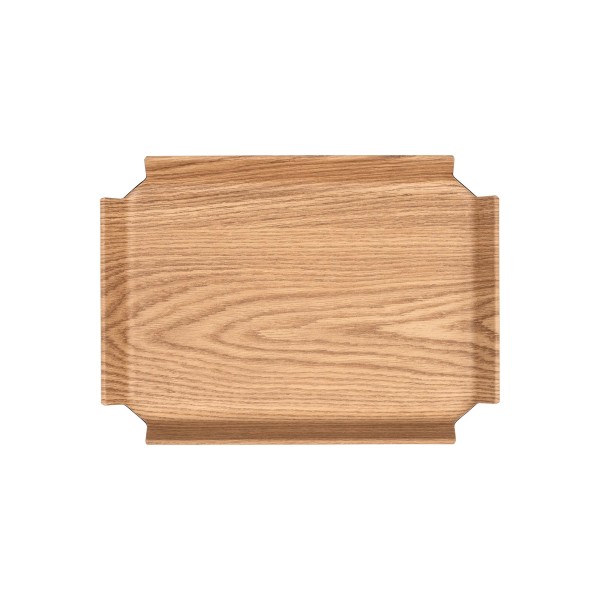 Plateau antidérapant en papier renforcé de mélamine - Coins ouverts - 40,5 x 29,5 x 4 cm