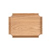 Plateau antidérapant en papier renforcé de mélamine - Coins ouverts - 40,5 x 29,5 x 4 cm