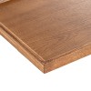 Plateau antidérapant en bois - 35 x 24 x 2 cm