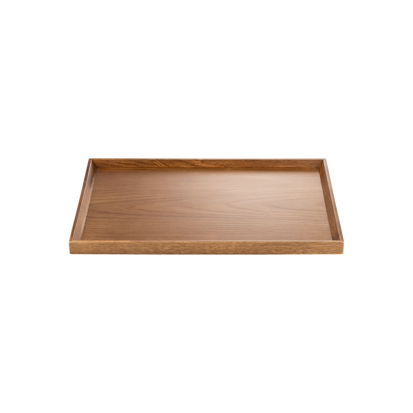 Plateau antidérapant en bois - 44 x 32 x 2 cm