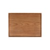 Plateau antidérapant en bois - 44 x 32 x 2 cm