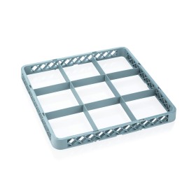 Élément d'extension en polypropylène pour panier à verres - 9 compartiments