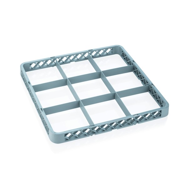 Élément d'extension en polypropylène pour panier à verres - 9 compartiments