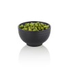 Bol en porcelaine noire inspiration asiatique - Ø 12,5 cm - 400 ml (lot de 4)