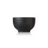 Bol en porcelaine noire inspiration asiatique - Ø 14,5 cm - 400 ml (lot de 3)