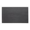Plaque de service en porcelaine noire - GN 1/1 (lot de 3)