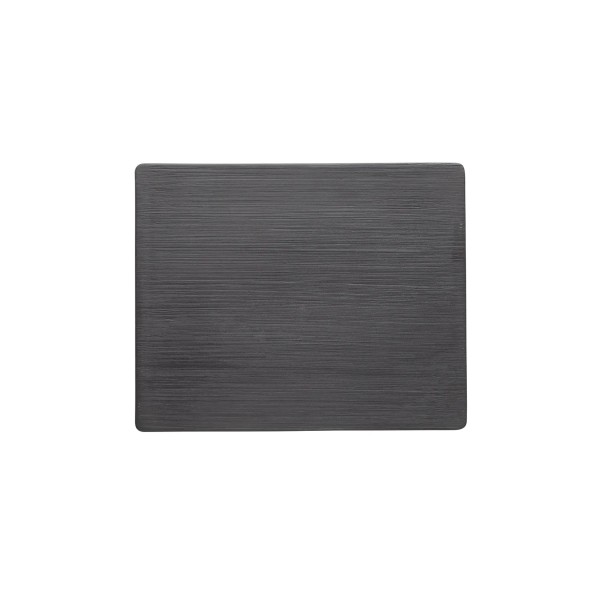 Plaque de service en porcelaine noire - GN 1/2 (lot de 3)