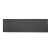 Plaque de service en porcelaine noire - GN 2/4 (lot de 3)
