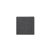 Assiette en porcelaine noire d'inspiration asiatique - 20 x 20 cm (lot de 5)