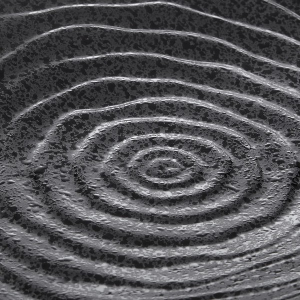 Plat en porcelaine noire d'inspiration asiatique - 42 x 18 cm (lot de 2)
