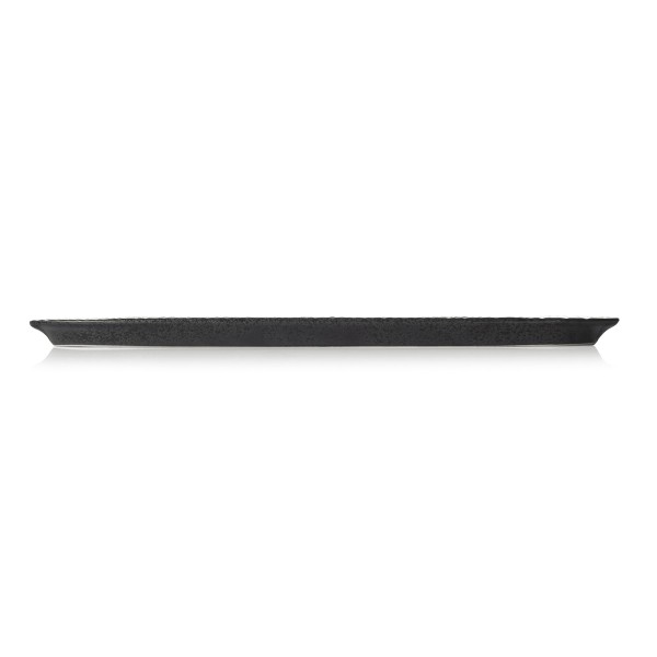 Assiette à sushi en porcelaine noire - 45,5 x 10 cm (lot de 2)