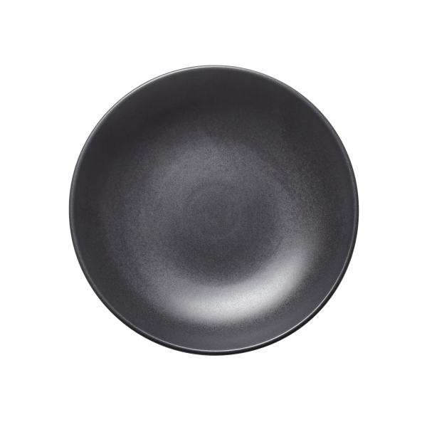 Assiette creuse en grès - Ø 28 cm - 2 L - Série One Midnight