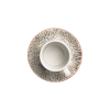 Tasse en grès - 220 ml - Avec soucoupe - Série Coupe Iris (lot de 6)