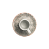 Tasse à espresso en grès - 80 ml - Avec soucoupe - Série Coupe Iris (lot de 6)