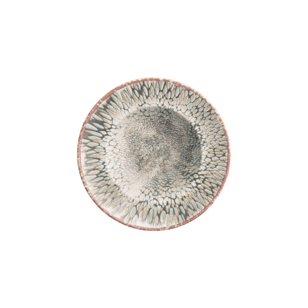 Assiette à pâtes en grès - Ø 27 cm - série Coupe Iris (lot de 4)