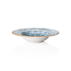 Assiette à pâtes en grès - Ø 27 cm - Série Coupe Arctic (lot de 4)
