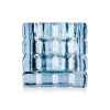 Photophore en verre - Cube Steel Blue - 9 x 9 x 9 cm