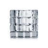 Photophore en verre - Cube Smoke Grey - 9 x 9 x 9 cm