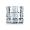 Photophore en verre - Cube Smoke Grey - 6,5 x 6,5 x 6,5 cm