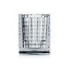 Photophore en verre - Cube Smoke Grey - 7,5 x 7,5 x 9,5 cm
