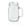 Choppe en verre type bocal - 450 ml (lot de 6)