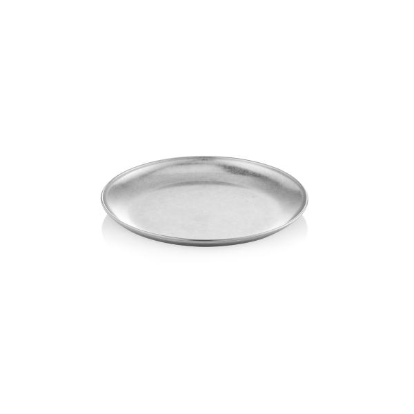 Assiette plate inox 18/8 - Ø 20 cm (lot de 6)