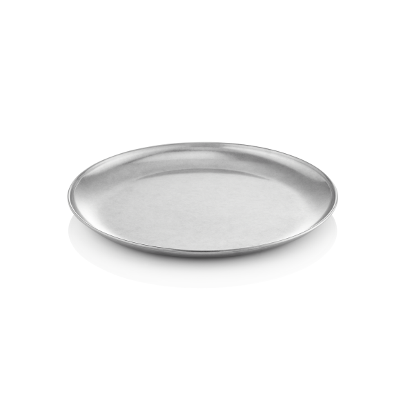 Assiette plate inox 18/8 - Ø 26 cm (lot de 6)