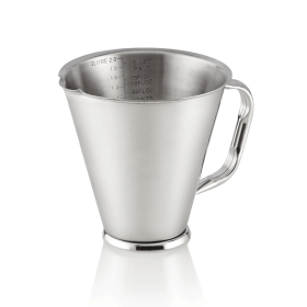Pichet en acier chrome-nickel gradué - 2 L
