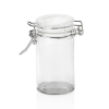 Bocal en verre avec couvercle hermétique - 100 ml - Ø 4,5 cm (lot de 6)