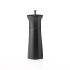 Moulin à sel cylindrique en bois noir - 15 cm