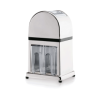 Broyeur à glace manuel en zinc coulé - 16 x 13 x 26,5 cm