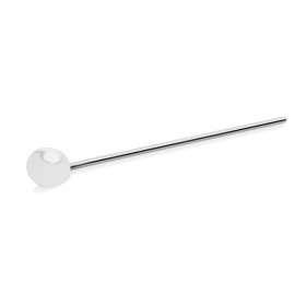 Cuillère à cocktail inox chromé - 19 cm