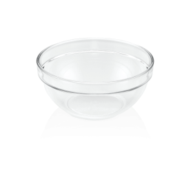 Bol polycarbonate transparent 220 ml - Ø 10 cm (lot de 6)