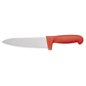 Couteau chef HACCP inox lame 18 cm – Manche rouge