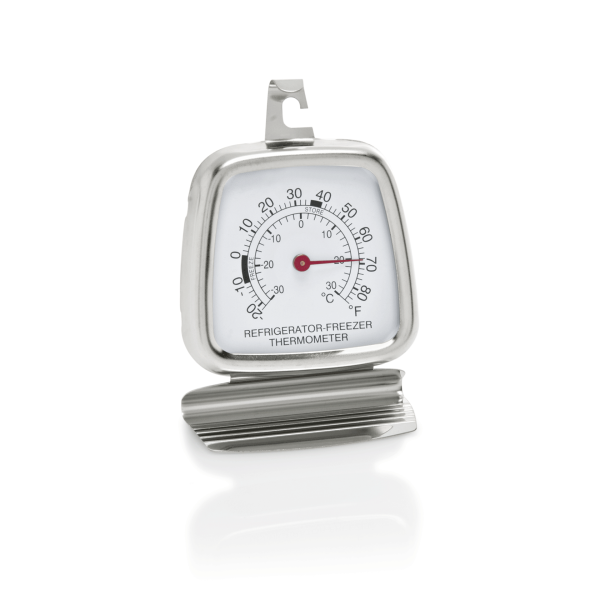 Thermomètre inox pour réfrigérateur et chambre froide – Plage -30°C à 30°C