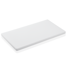 Planche à découper HACCP blanche polyéthylène GN 1/1 – Pieds antidérapants
