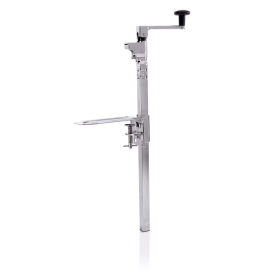 Ouvre-boîte chromé à fixation sur table - 60,5 cm