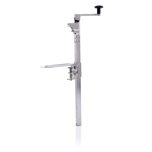 Ouvre-boîte chromé à fixation sur table - 60,5 cm