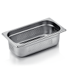 Bac gastro perforé en acier chrome-nickel - GN 1/3 - Profondeur 65 mm (lot de 6)