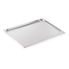 Bac gastro en acier chrome-nickel - GN 2/1 - Profondeur 20 mm - Coins en U gaufrés