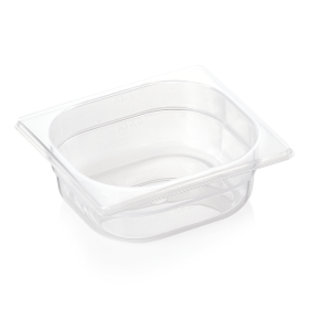 Bac gastro GN 1/6 polypropylène transparent - Profondeur 65 mm