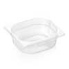Bac gastro GN 1/6 polypropylène transparent - Profondeur 65 mm