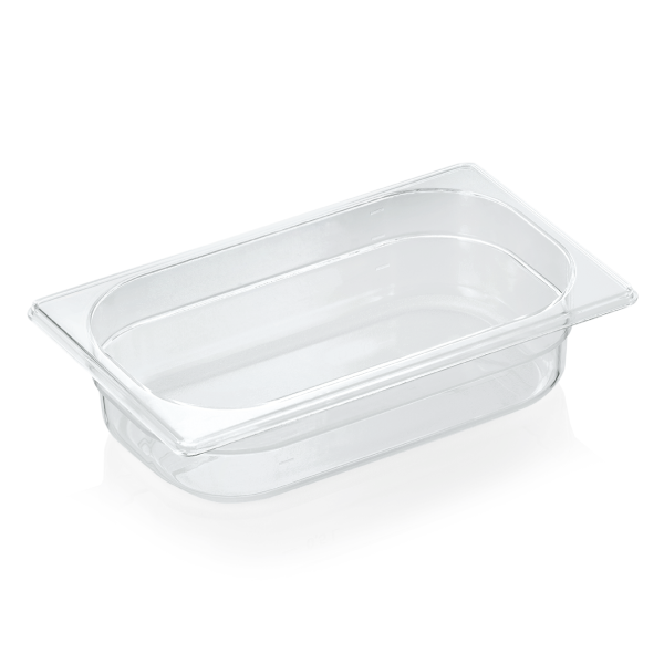 Bac gastro GN 1/4 en polycarbonate – Profondeur 65 mm