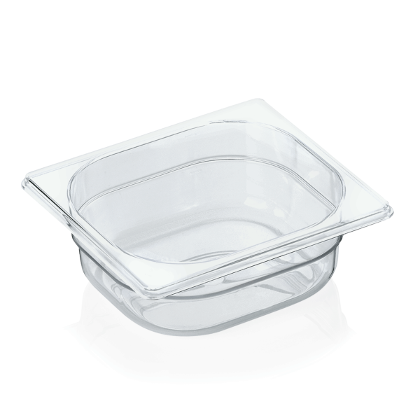 Bac gastro GN 1/6 en polycarbonate – Profondeur 65 mm