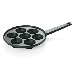 Poêle à takoyakis fonte Ø 20,5 cm – 7 empreintes